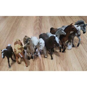 9 Schleich German Stamped Horses 2 /Original Tag Icelandic silver dapple criollo